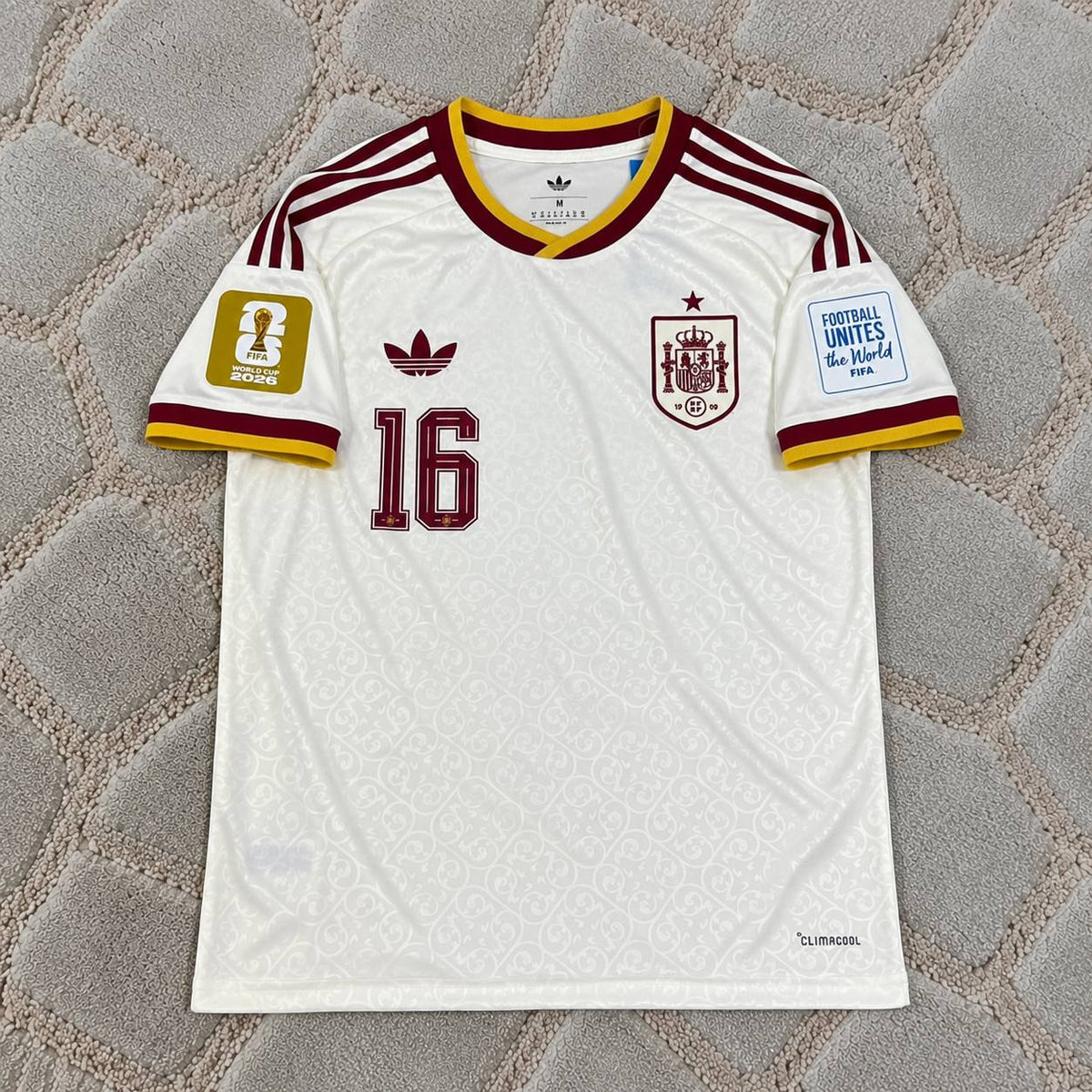 Rodri #16 Spain 2026 Away Jersey Trikot
