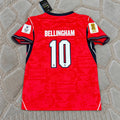 Jude Bellingham #10 England 2026 Away Red Football Jersey