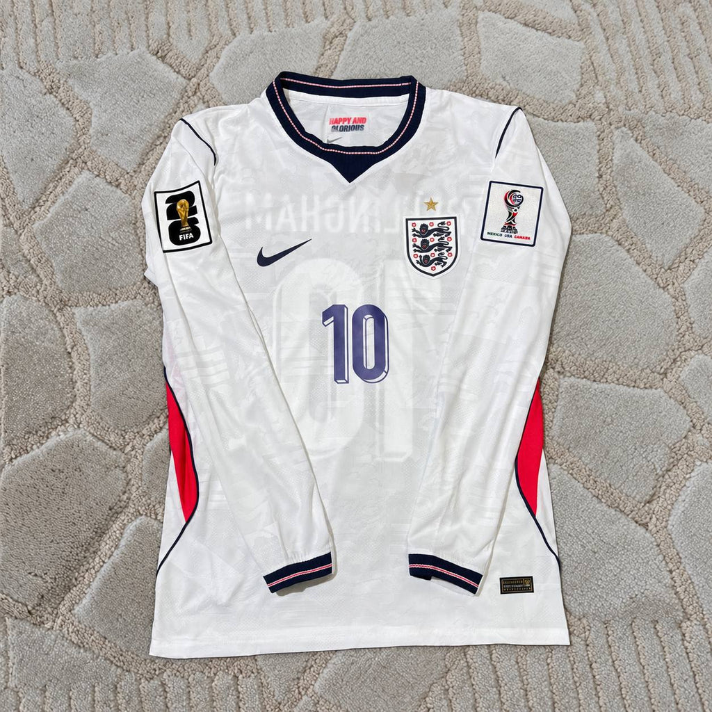 Jude Bellingham 10 England 2026 Long Sleeve Football Jersey