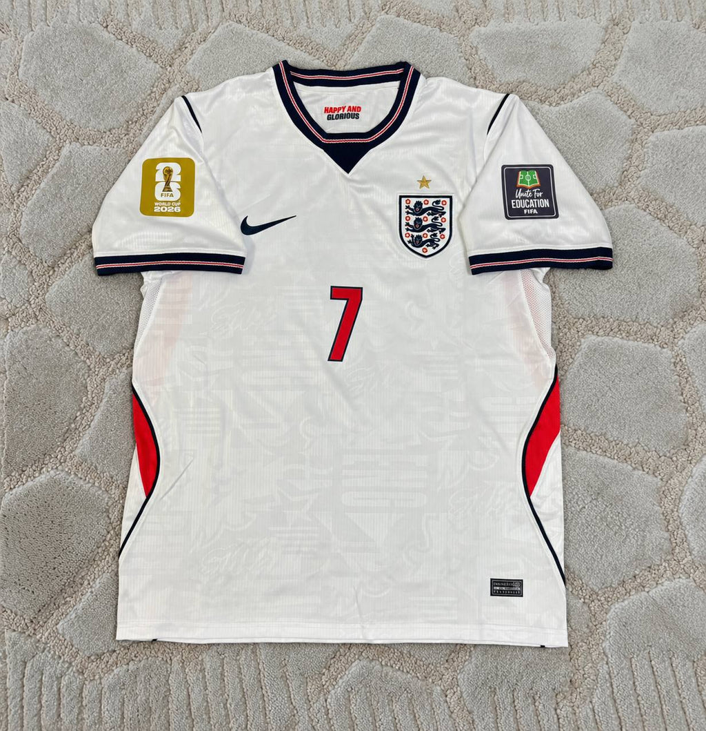 Bukayo Saka England 2026 Home White Football Jersey