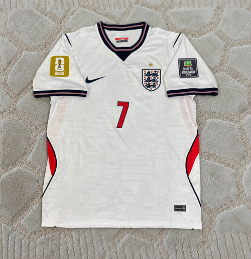 Bukayo Saka England 2026 Home White Football Jersey