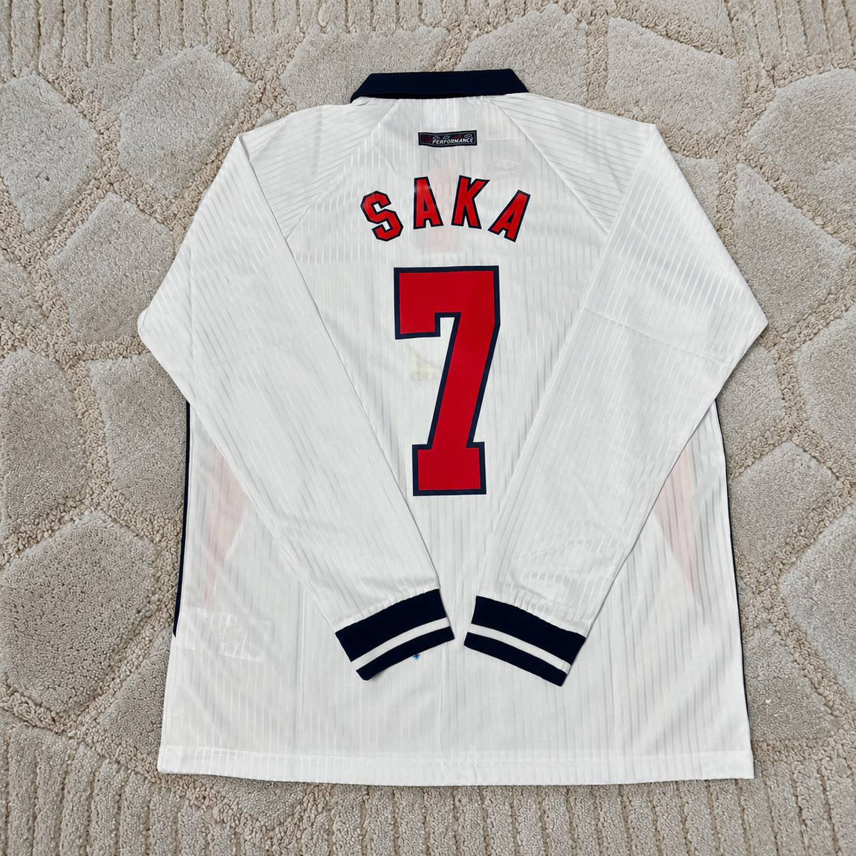 Bukayo Saka England Long Sleeve Football Jersey