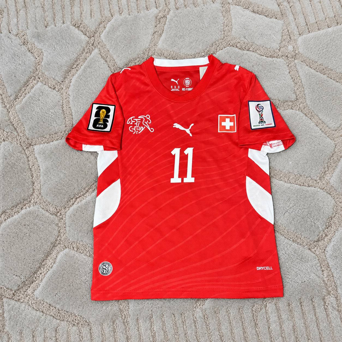 Dan Ndoye #17 Switzerland 2026 Football Jersey