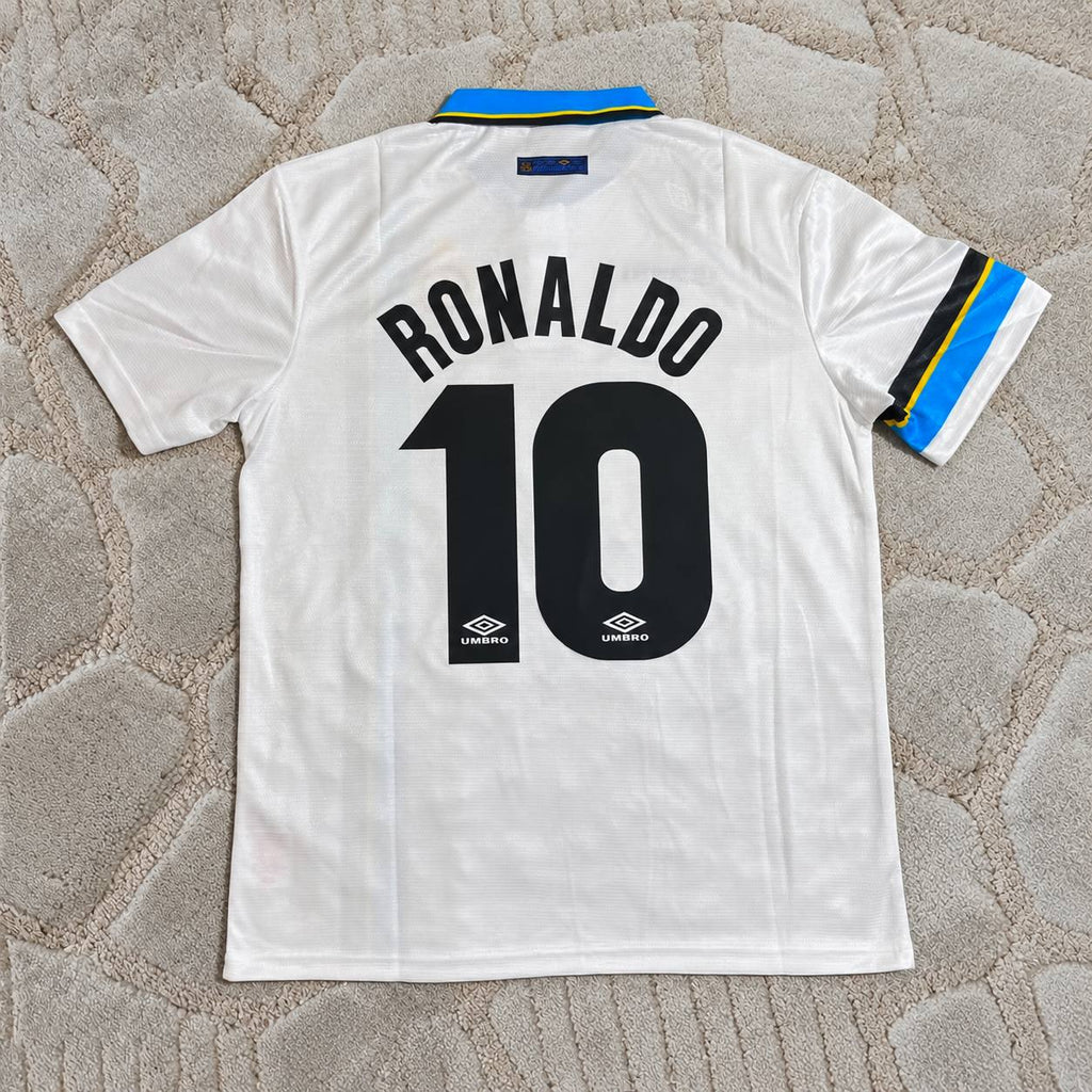Ronaldo Nazario Inter 1997-1998 Away Retro Football Jersey