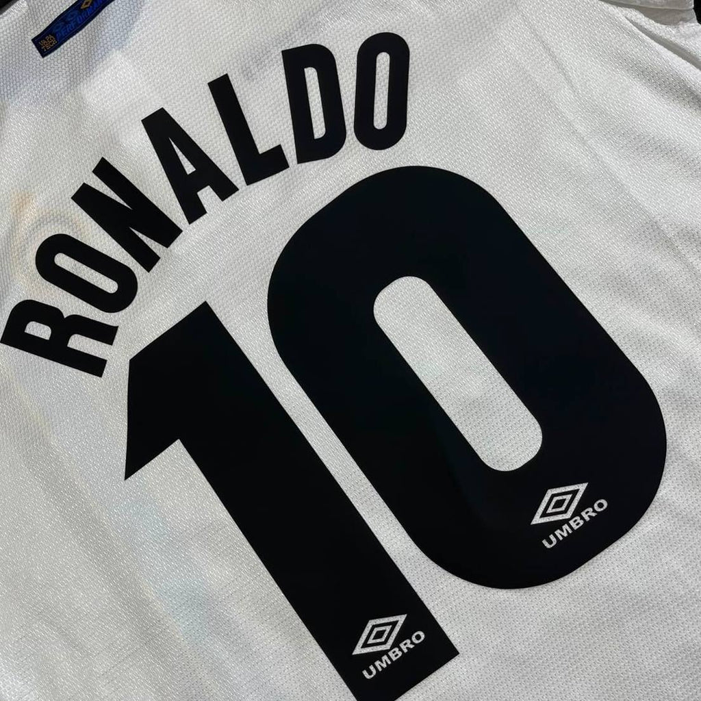 Ronaldo Nazario Inter 1997-1998 Away Retro Football Jersey