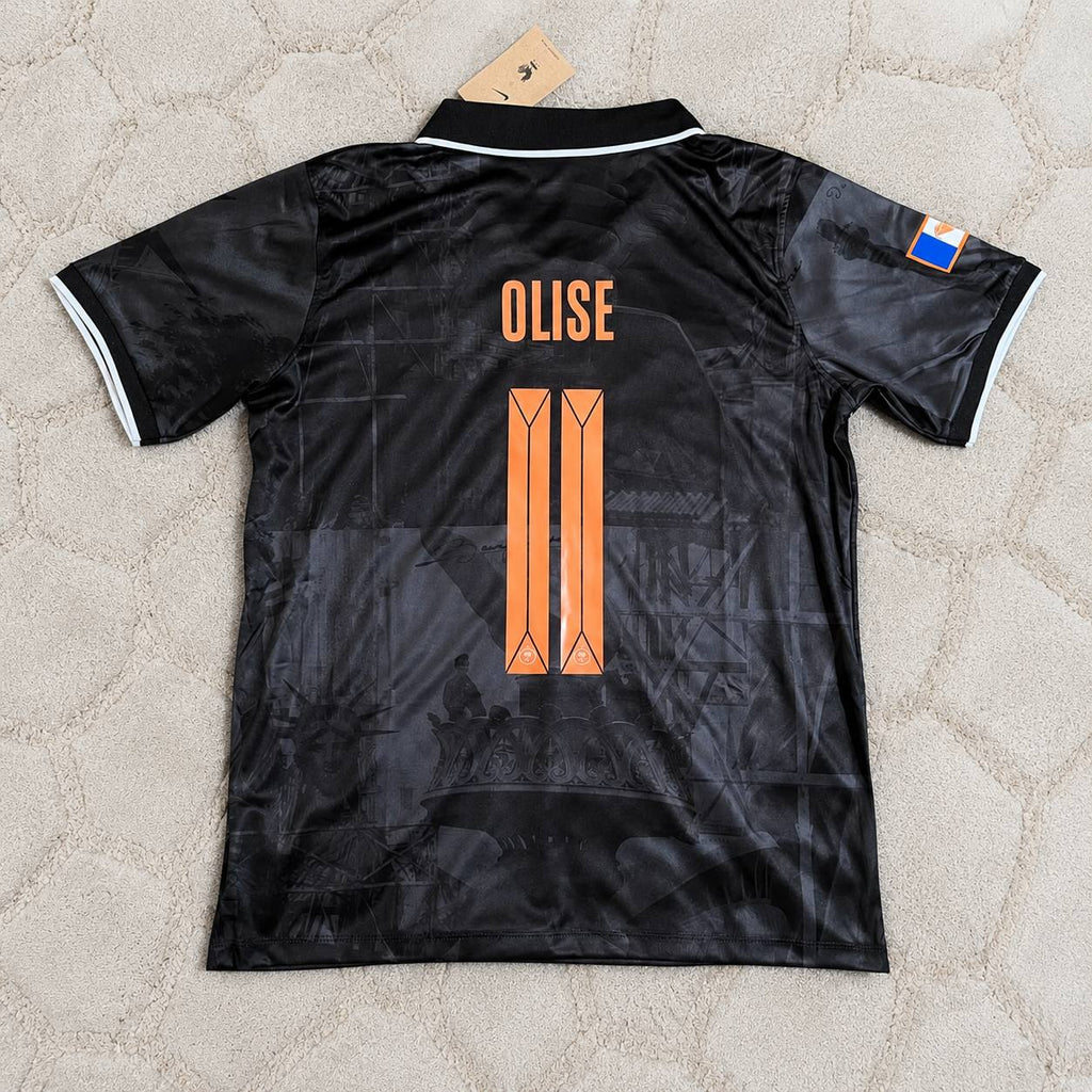 Michael Olise #11 France Black Special Edition Football Jersey Trikot Maillot