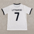 Pierre Littbarski Germany 125 Year Special White Football Jersey