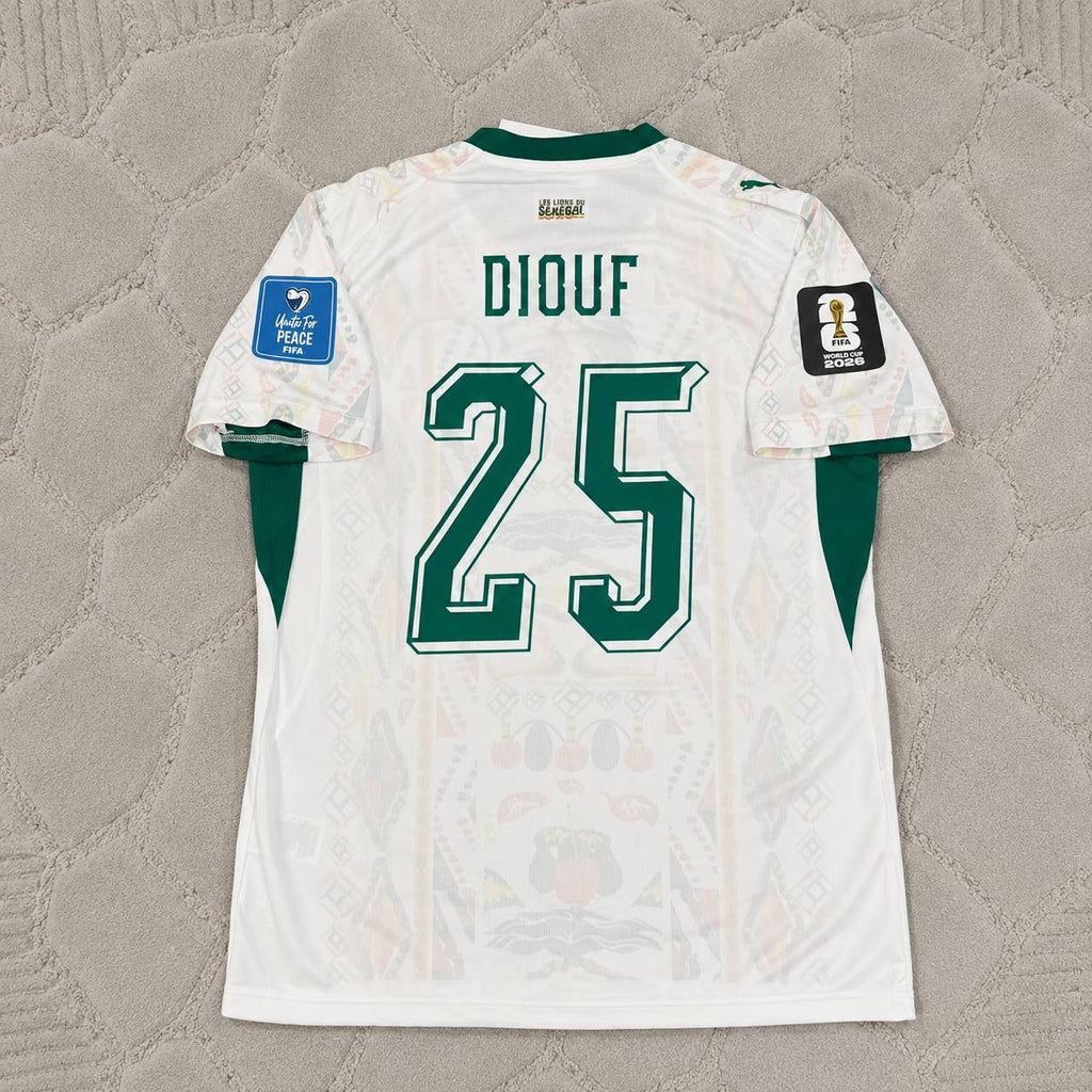 El Hadji Malick Diouf Senegal World Cup 2026 Home Jersey Trikot Maillot