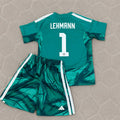 Jens Lehmann Germany Retro Goalkeeper Kids Football Jersey