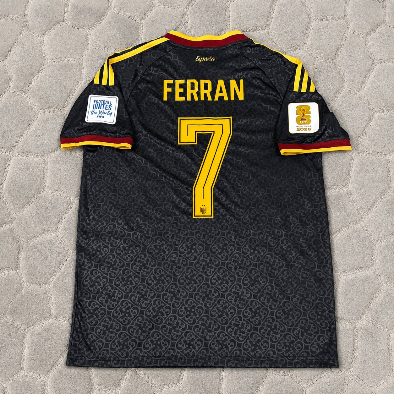 Ferrán Torres #7 Spain Two Star 2026 World Cup Champions Jersey Trikot Maillot