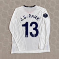 Ji sung-Park 13 Manchester United 2009 Champions Leage Final Rome Retro Long Sleeve Jersey Trikot