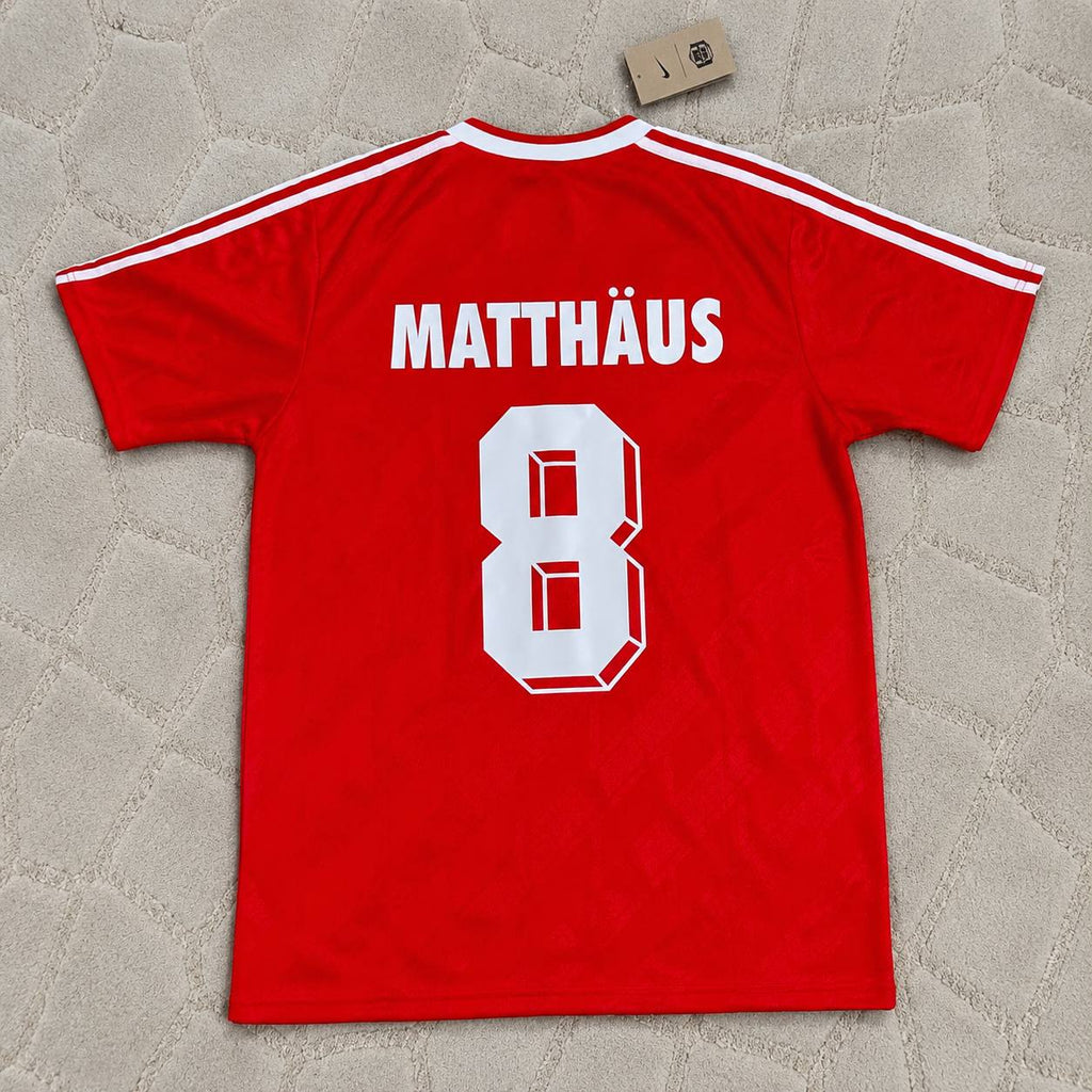 Lothar Matthäus #8 FC Bayern München 1984-1989 Auswärts Retro Fußballtrikot