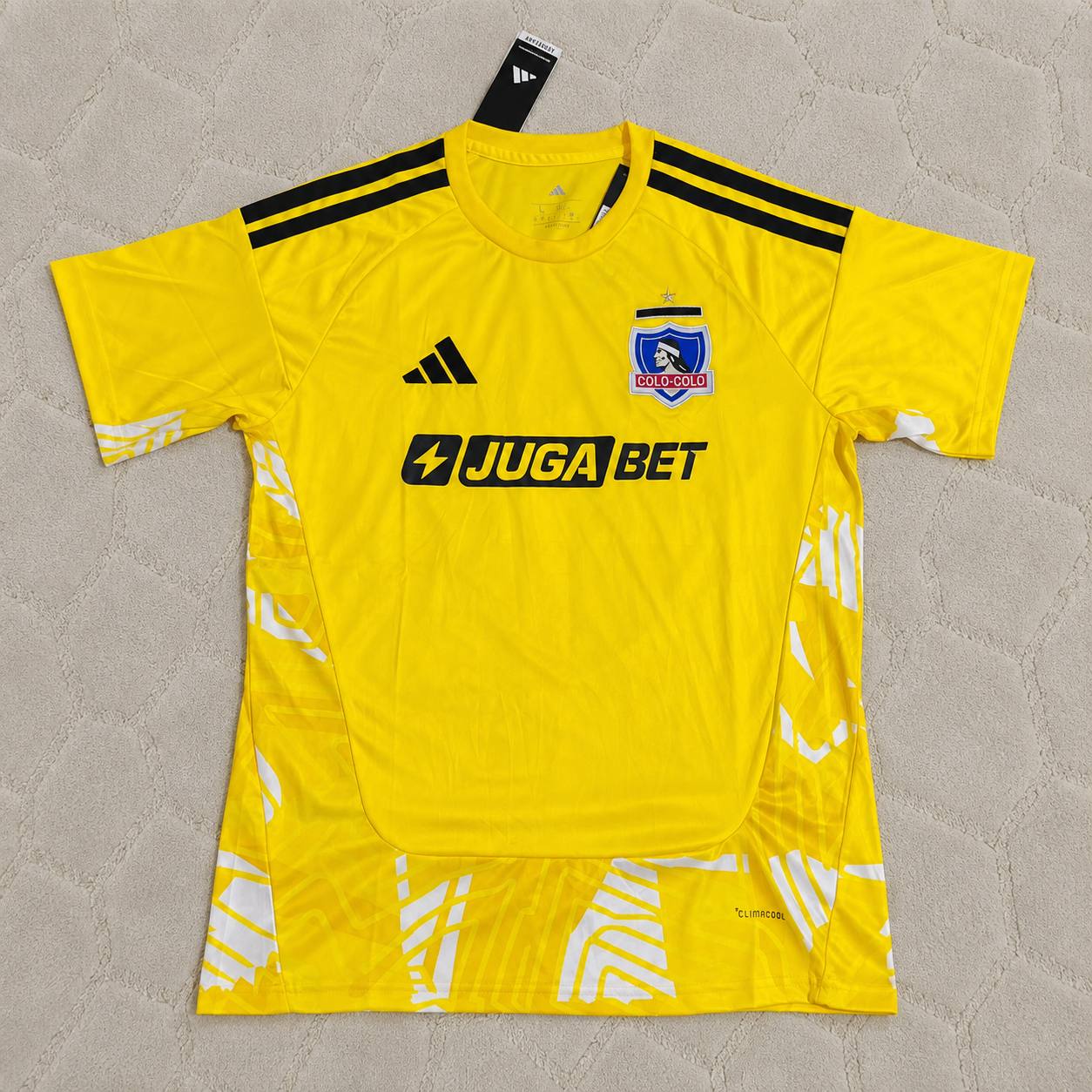 Vozinha #1 Goalkeeper CSD Colo-Colo New Season Yellow Football Jersey Trikot Soccer Shirt