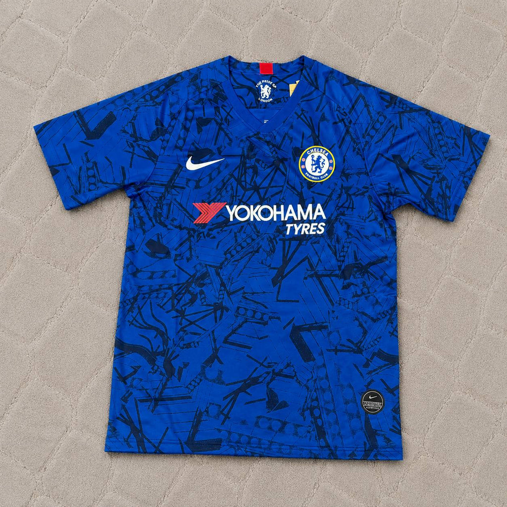 Cesar Azpilicueta #28 Chelsea 2019 2020 Blue Retro Kit Jersey Trikot Maglia Maillot Soccer Shirt