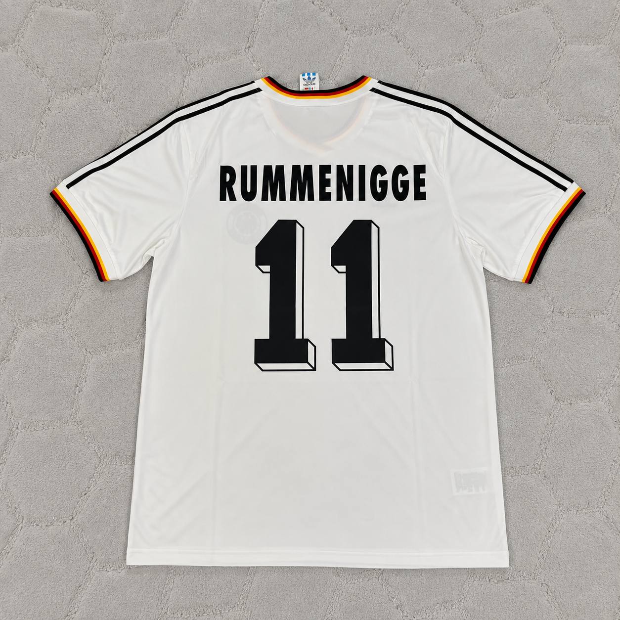 Karl Heinz Rummenigge Germany 1986 World Cup Retro Football Jersey Kit