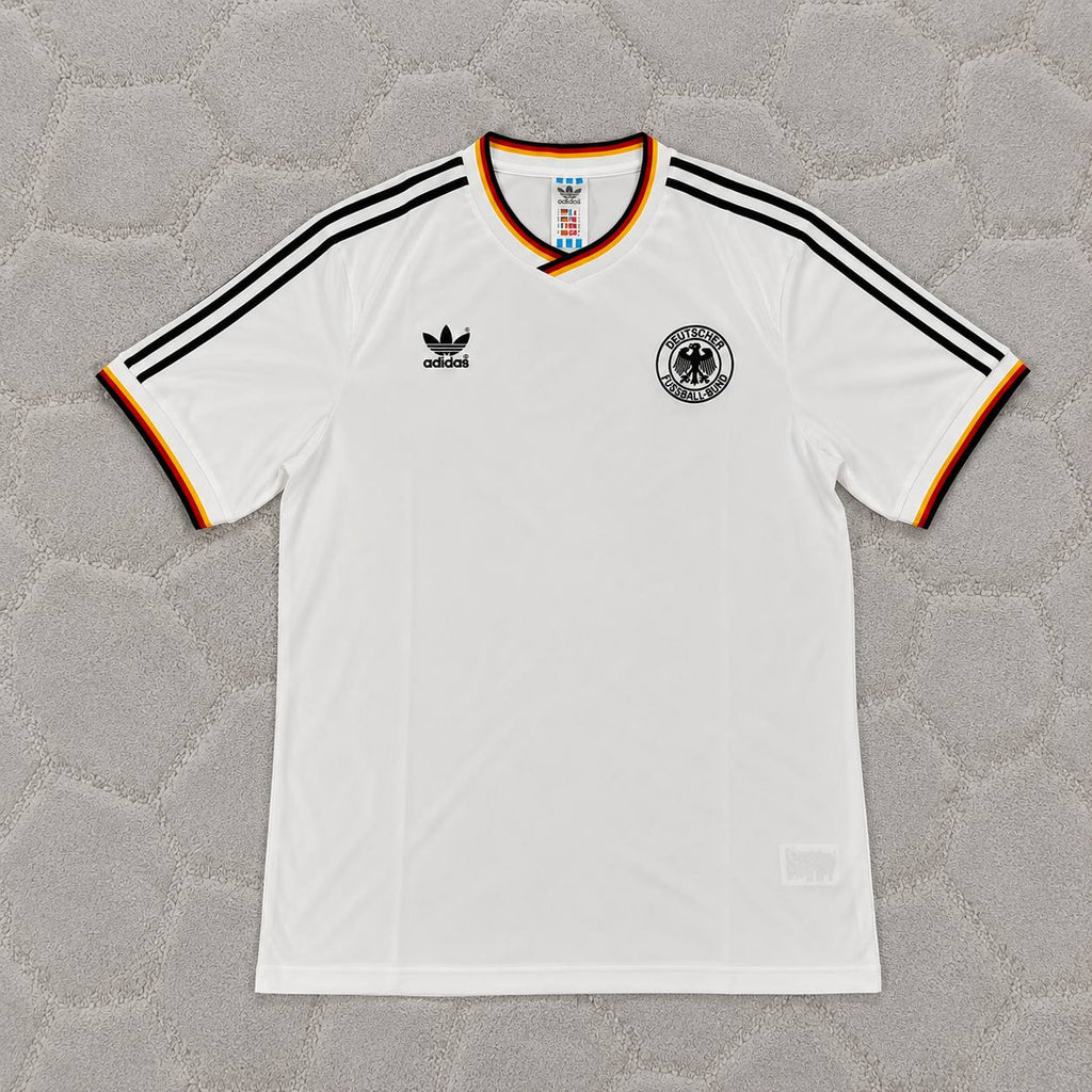 Karl Heinz Rummenigge Germany 1986 World Cup Retro Football Jersey Kit