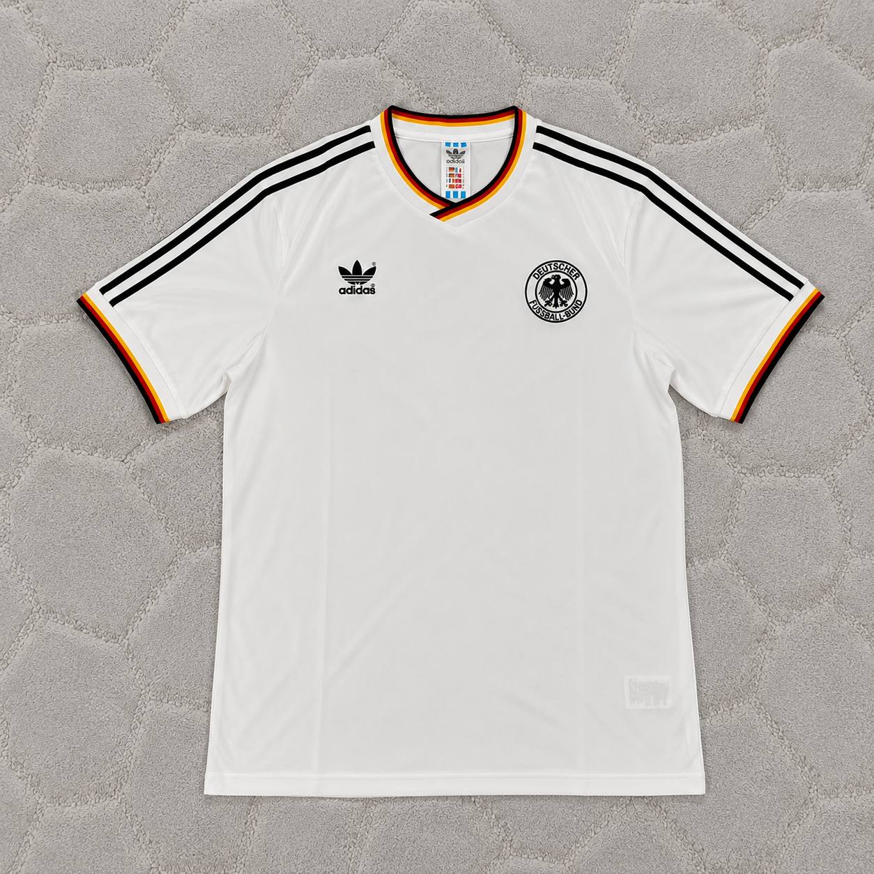 Karl Heinz Rummenigge Germany 1986 World Cup Retro Football Jersey Kit