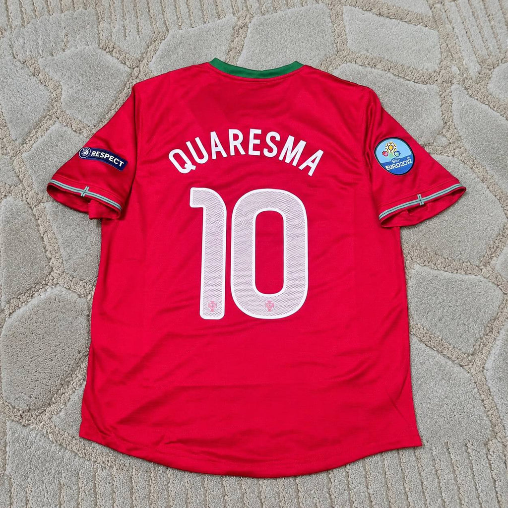 Ricardo Quaresma Portugal Euro 2012 Red Retro Football Jersey Trikot