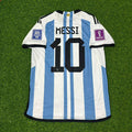Lionel Messi Argentina 2022  Final Home Football Jersey Trikot