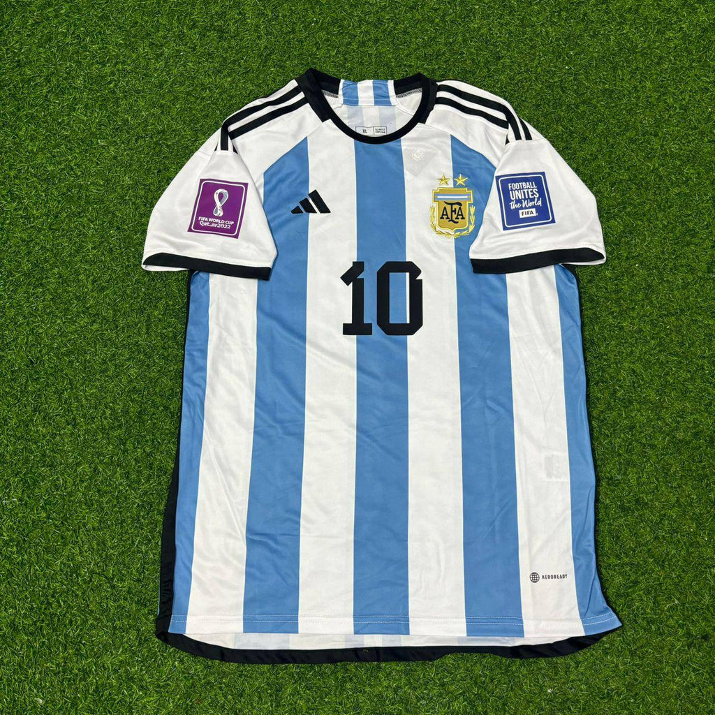 Lionel Messi Argentina 2022  Final Home Football Jersey Trikot