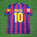 Lionel Messi Barcelona 2009-2010 Home Retro Football Jersey Trikot