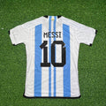Lionel Messi Argentina 2022 Qatar Champion Home Jersey Trikot  Soccer