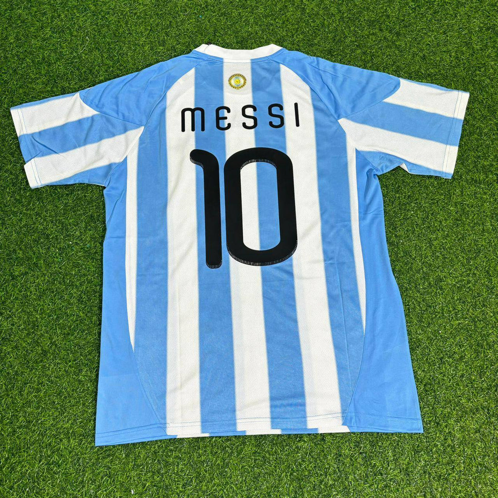 Lionel Messi 2010 Argentina Retro Football Jersey Trikot