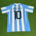 Lionel Messi 2010 Argentina Retro Football Jersey Trikot