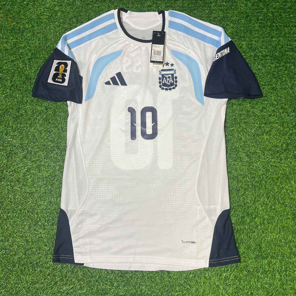 Lionel Messi Argentina 2026 White Player Version New Season Football Jersey