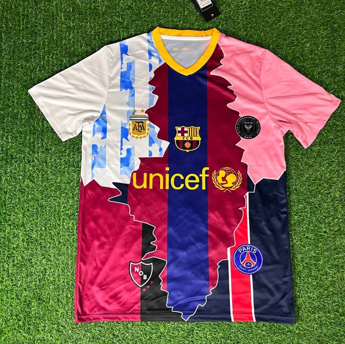 Lionel Messi GOAT Combo All Teams Special Jersey Trikot Soccer
