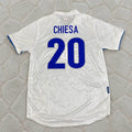 Enrico Chiesa #20 Italy 1998 World Cupe Away White Retro Jersey Football Trikot
