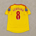 Steven Gerrard Liverpool 2006/2007 Yellow Retro Football Jersey Kit