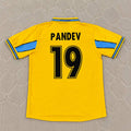 Goran Pandev Lazio Yellow Retro Football Jersey
