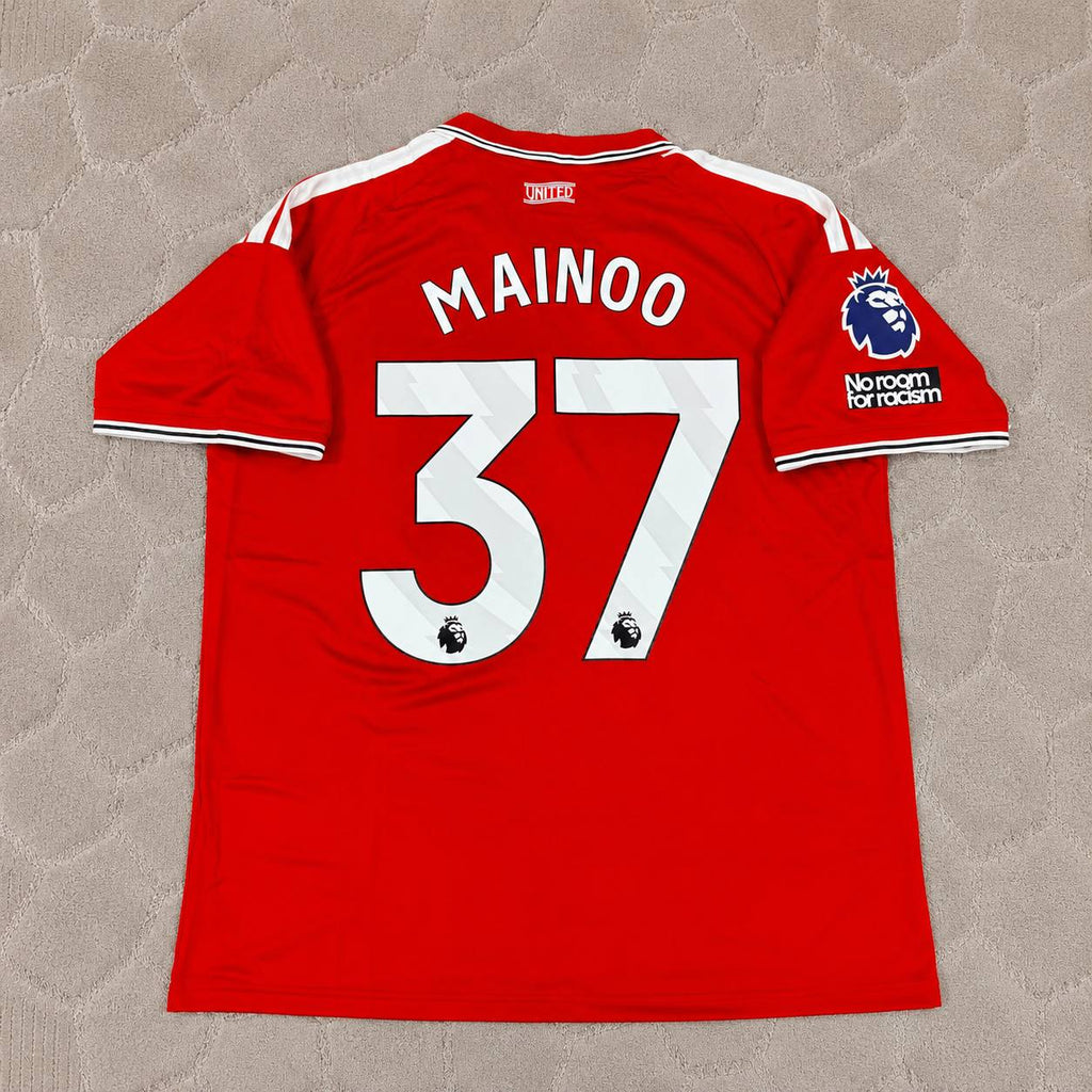 Kobbie Mainoo Manchester United  New Season 2027 Jersey Trikot Maillot Soccer Shirt