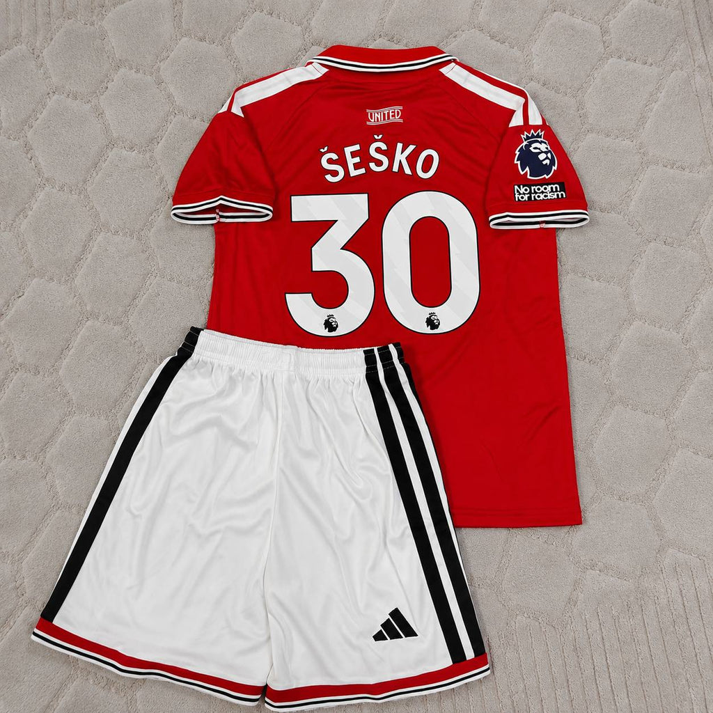 Benjamin Šeško Manchester United  New Season 2027 Jersey Trikot Maillot Soccer Shirt