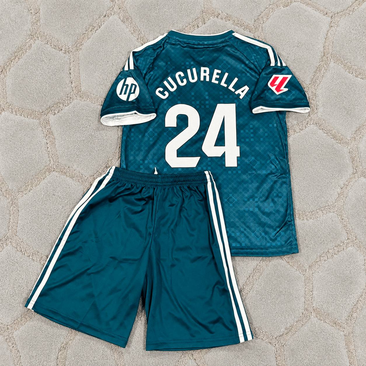 Marc Cucurella Kids Kit Jersey Maillot Trikot Soccer Shirt