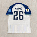 Ermin Mahmic Bosnia and Herzegovina 2026 World Cup White Football Jersey