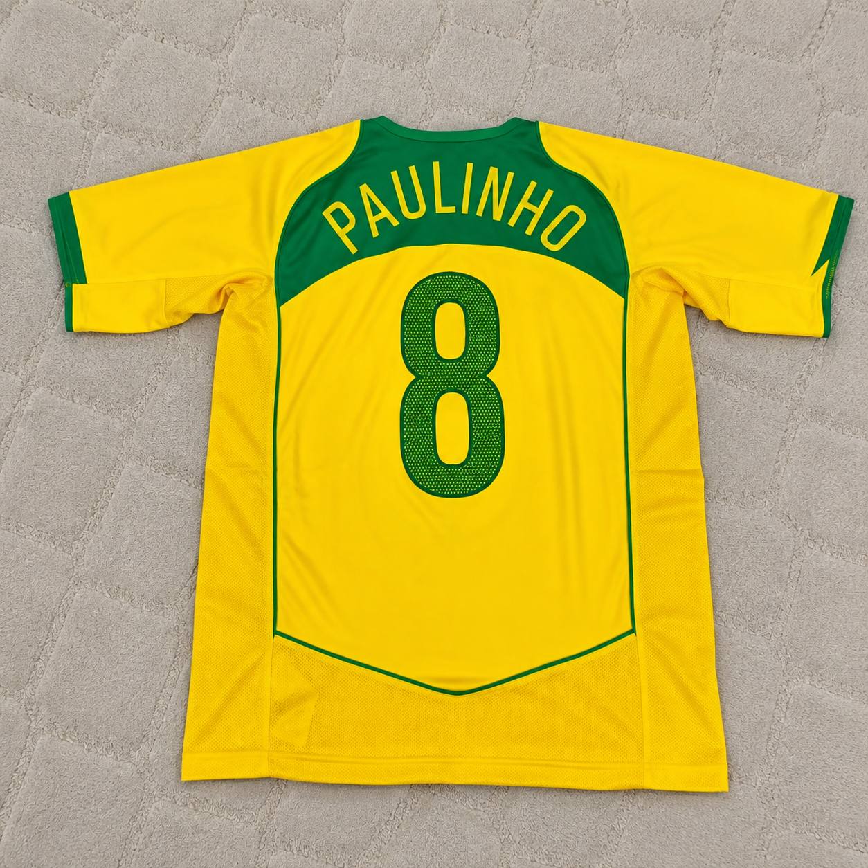 Paulinho 8– Brazil Retro Kit Jersey – | Trikot | Maillot Soccer Shirt
