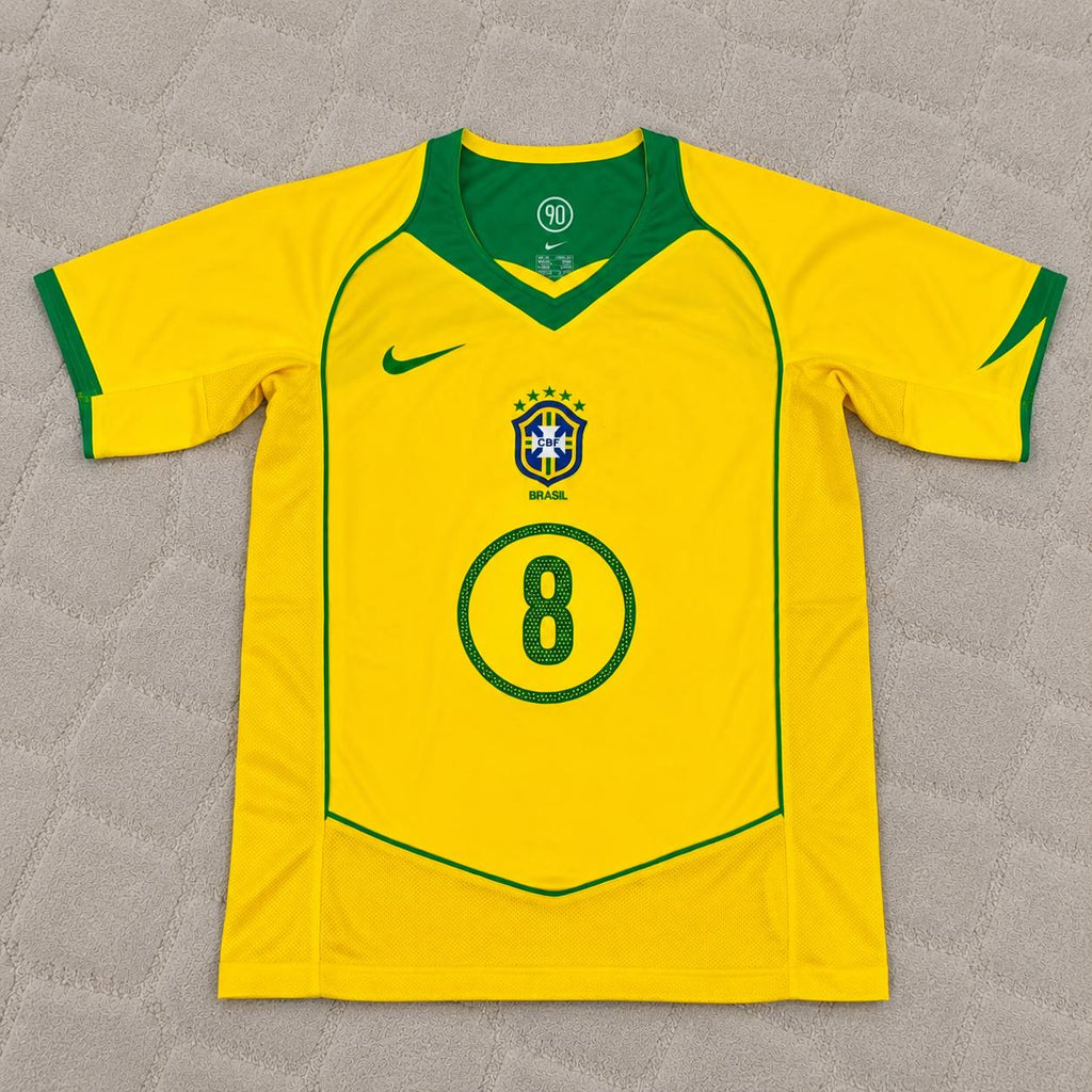 Paulinho 8– Brazil Retro Kit Jersey – | Trikot | Maillot Soccer Shirt