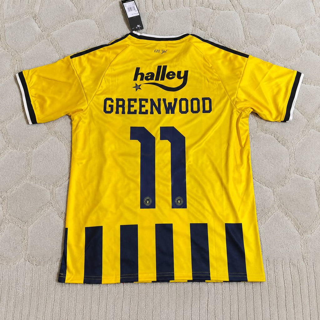 Mason Greenwood #11 Fenerbahçe 2027 New Season Football Jersey Kit
