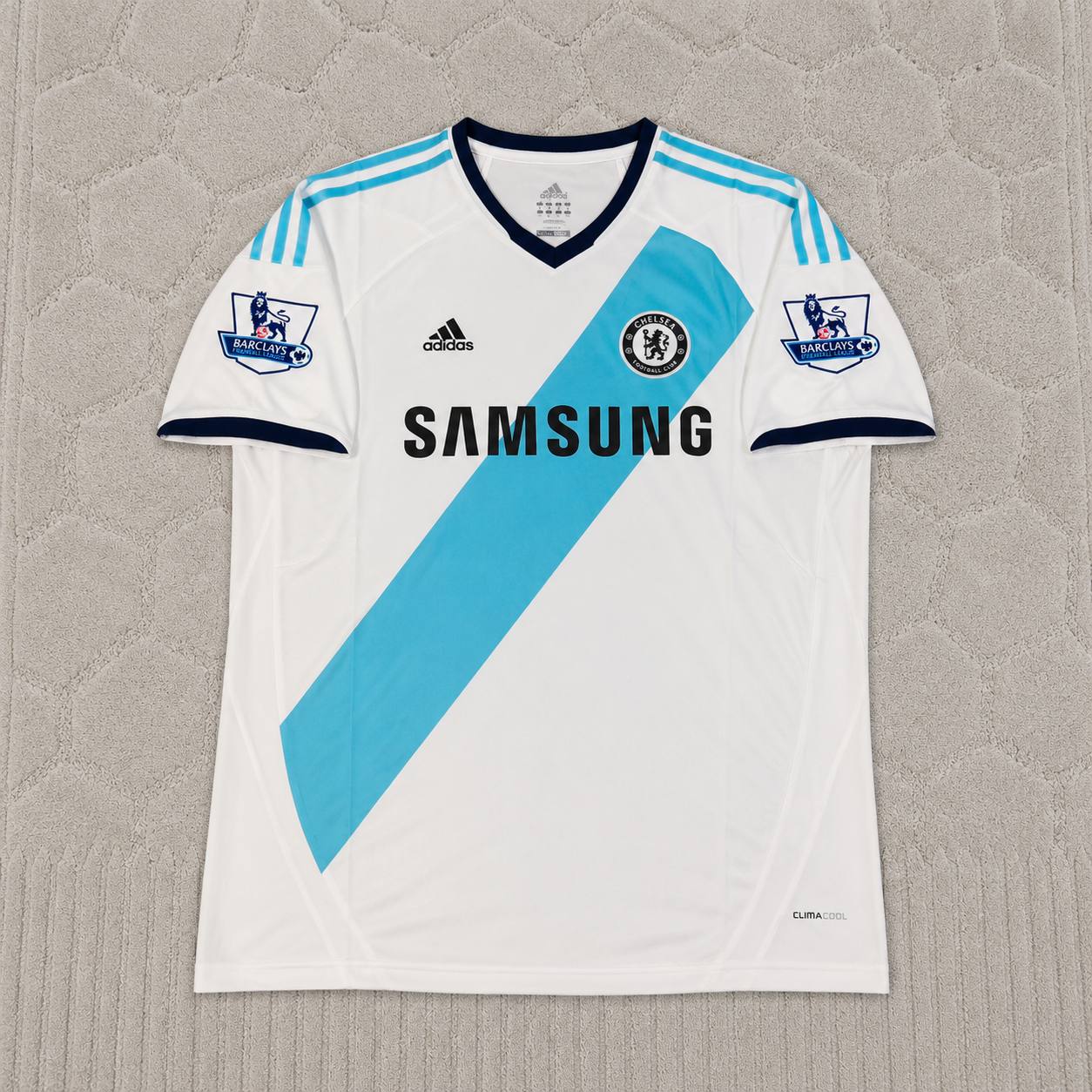Oscar Chelsea 2012-2013 Retro White Football Jersey