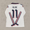 Michael Olise 17 Bayern Munchen 2027 Away Long Sleeve New season Trikot Soccer Shirt