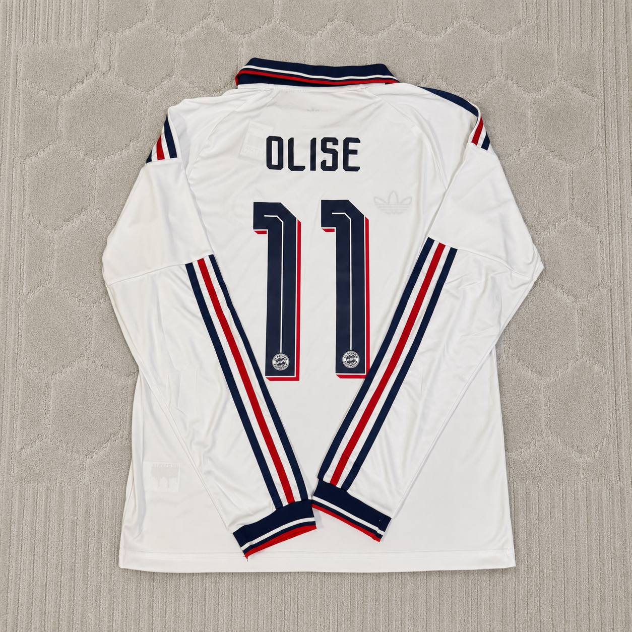 Michael Olise 17 Bayern Munchen 2027 Away Long Sleeve New season Trikot Soccer Shirt