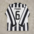 Paul Pogba #6 Juventus 2014 2015 Retro Long Sleeve Jersey Trikot Maillot Maglia Soccer Shirt