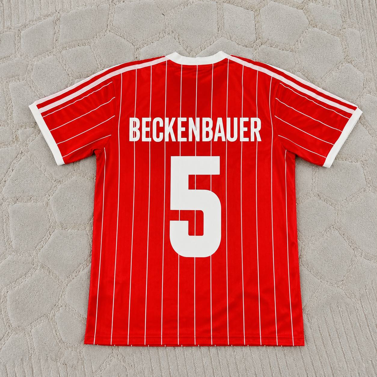 Franz Beckenbauer Hamburger SV Red Retro Fußballtrikot