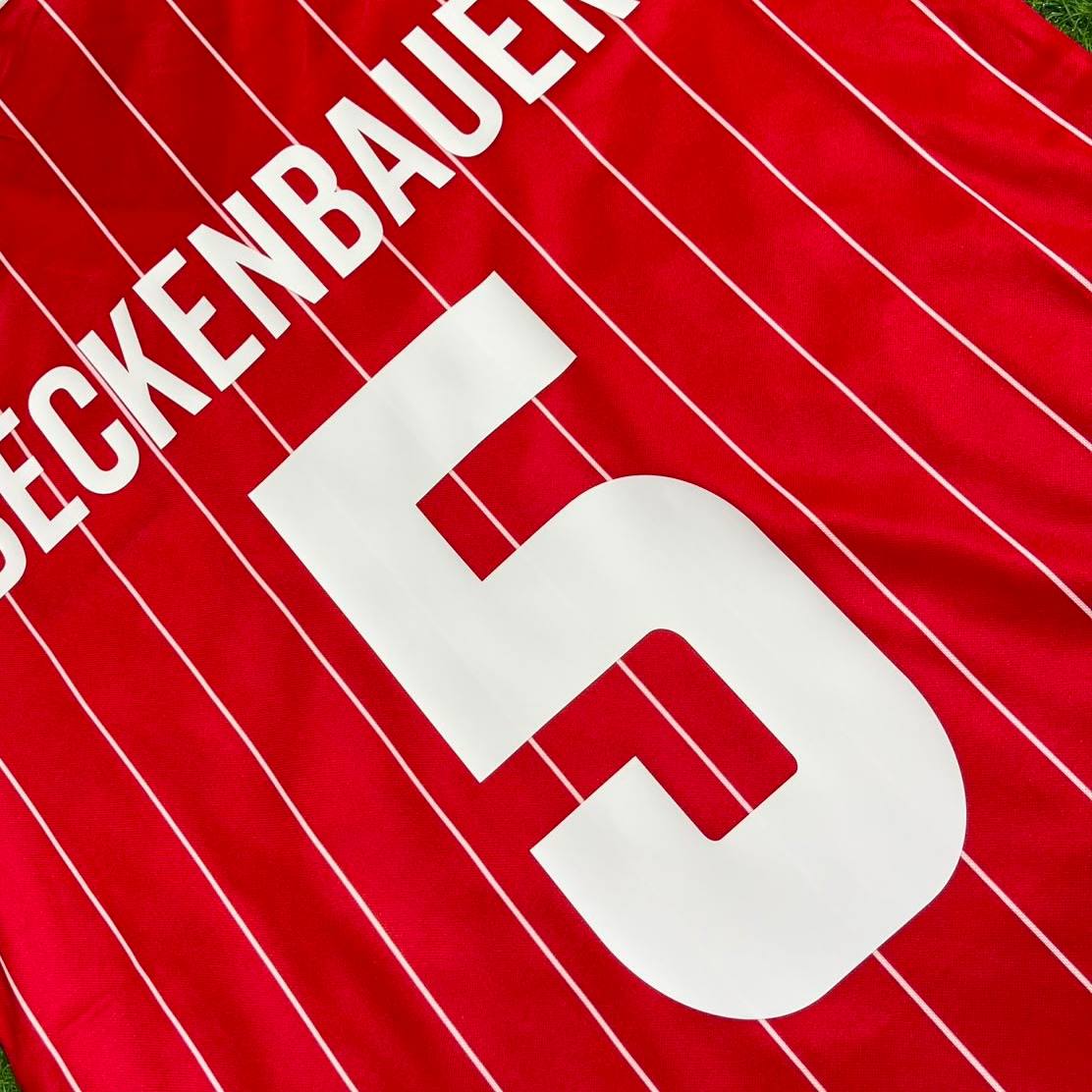 Franz Beckenbauer Hamburger SV Red Retro Fußballtrikot