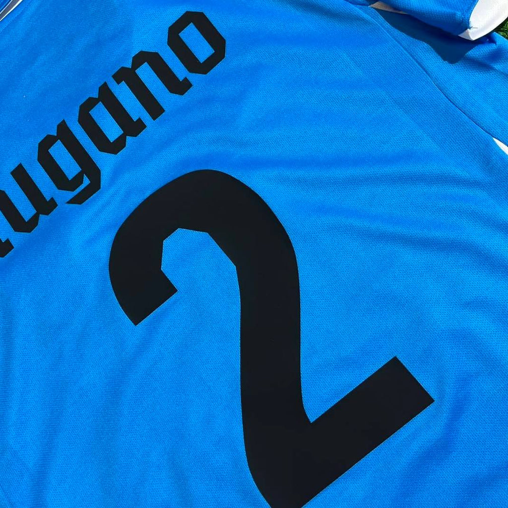 Diego Lugano Uruguay 2010 South Aftica World Cup Blue Retro Jersey Maglia
