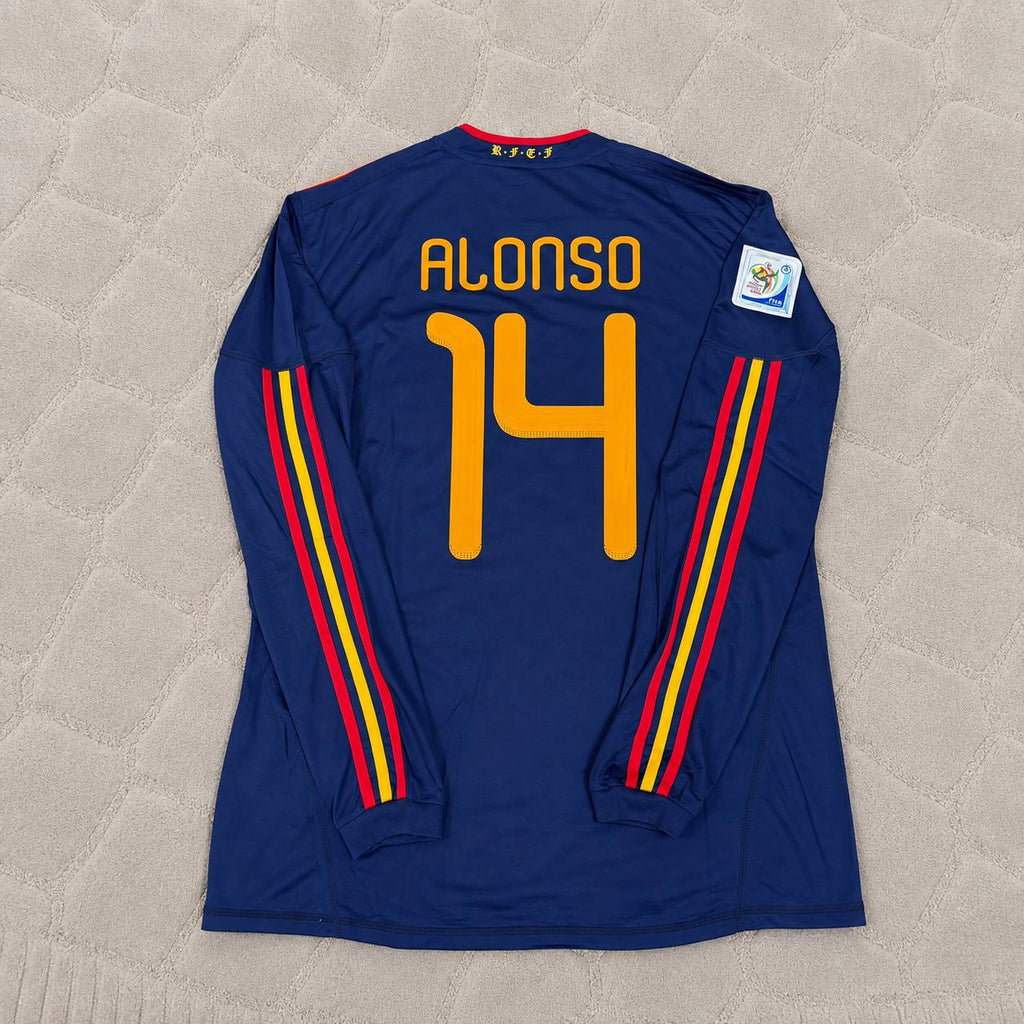 Xabi Alonso - Spain 2010 World Cup Final Retro Jersey Trikot