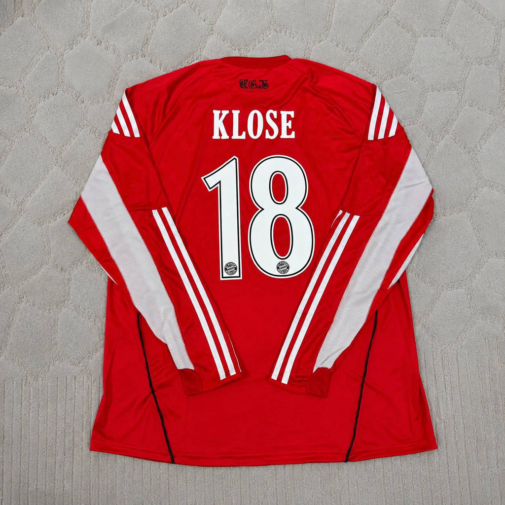 Miroslav Klose FC Bayern Munich 2010/11 Red Retro Trikot Jersey Trikot Soccer Shirt