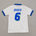 Franco Baresi Italy 1994 World Cup White Retro Football Jersey Kit